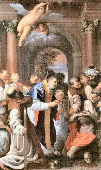 Agostino Carracci The Last Communion of St Jerome oil painting image